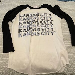 Never worn Charlie hustle baseball tee.